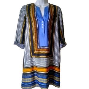 ZARA geometric print dress